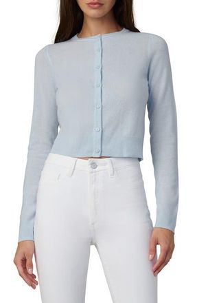 Joe's The Dani Crop Cashmere Cardigan in Powder Blue at Nordstrom, Size X-Large