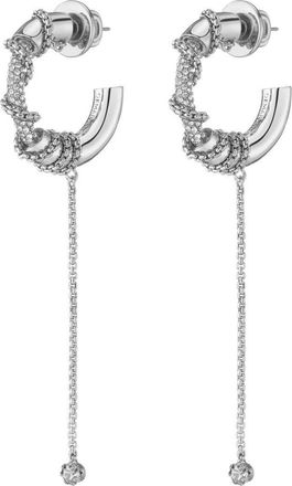Demarson Amity Drop Earrings in Silver/crystal at Nordstrom