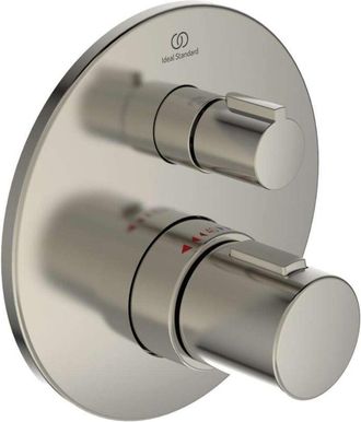 Ideal Termostato Individual Ceratherm T100 Up Kit 2 Silver Storm Standard