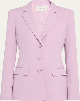Lafayette 148 New York Single-Breasted Tailored Blazer