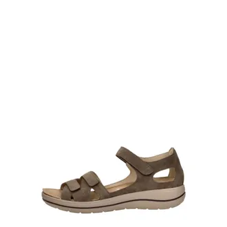 Hartjes Schoenen, Dames, Grijs, 37 EU, Leer, Pop Sandale