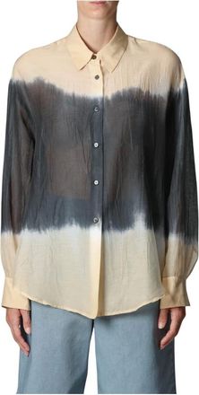 Roberto Collina Shirts, female, Multicolor, Size: M Bluse batic 261Fxa59005