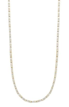 Bony Levy Gatsby Mixed Cut Diamond Tennis Necklace in 18K Yellow Gold at Nordstrom, Size 17