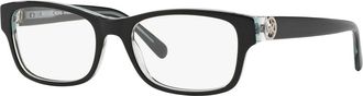 Michael Kors Womens 53mm Black Opticals
