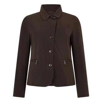 Moorer Blazers, female, Brown, Size: 2XL Amy Jacket