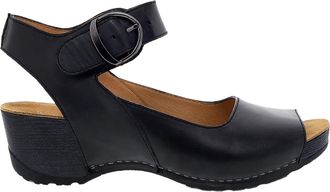 Dansko Dansko Tiana Burnished Calf Black 1705-020200 Womens