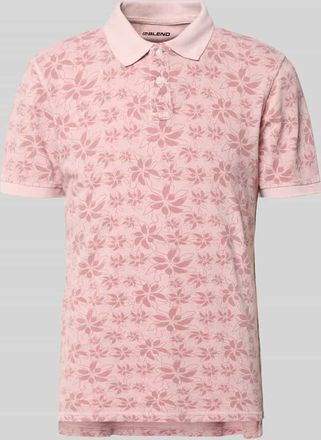 Blend Slim Fit Poloshirt mit kurzer Knopfleiste Modell FRISCO in Apricot, Gr&ouml;&szlig;e XXL