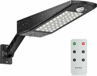 OEM Foco Solar Exterior Con 48 Led, 900 Lm, Resistente Al Agua Ip65, Con Soporte Ajustable Y Control Remoto, Detector De Movimiento De 120&deg; Para Jard&iacute;n [c