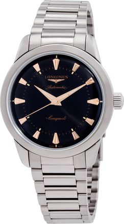 Longines Conquest Heritage Automatic Black Dial Mens Watch L16504526