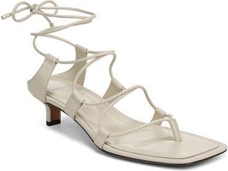 Vince Paulette Ankle Wrap Sandal in Moonlight at Nordstrom, Size 6.5