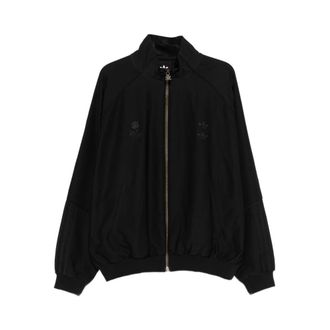 adidas Jassen, Heren, Zwart, S, Polyester, Twill Track Jacket