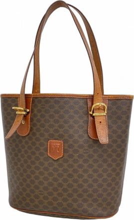 Celine Brown Pvc Tote Bag (Pre-Owned)