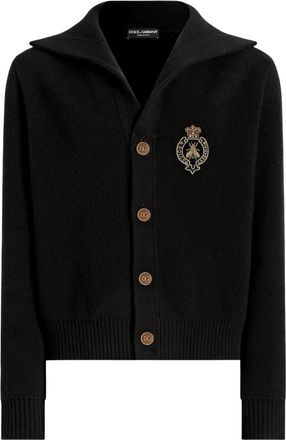 Dolce & Gabbana Cardigan - Heren - Vesten - Zwart - L - Truien & Vesten