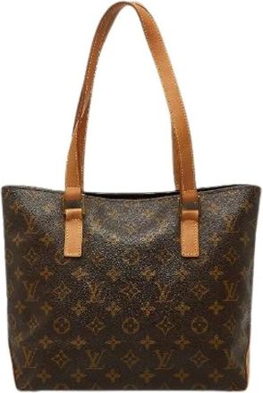 Louis Vuitton Pre-owned Tote Bags, female, Brown, Size: ONE SIZE Pre-owned Cabas Piano Monogram Tote Bag