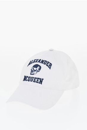 Alexander McQueen Solid Color Cap with Embossed Logo size M