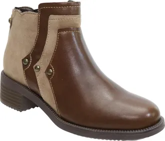 David Tate Solaris Bootie in Brown Leather at Nordstrom, Size 9.5
