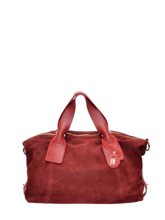 Anna Luchini Rood Rundleer Tas