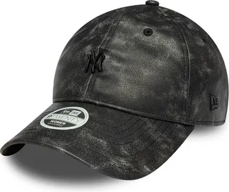 New Era Womens Cap 9twenty Eco-Leather Black Hat