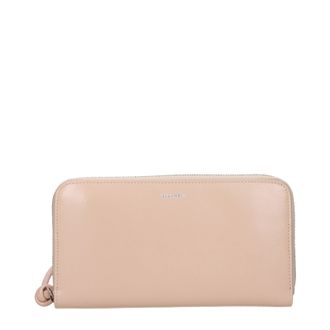 Jil Sander Damens Rosa Ledergeldb&ouml;rsen