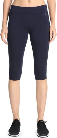Danskin Womens Capri Legging, Midnight Navy, Small