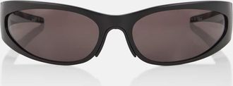 Balenciaga Reverse Xpander oval sunglasses