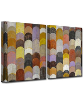 Ready2HangArt Ready2hangart Banded I/Ii 2Pc Wrapped Canvas Wall Art By Norman Wyatt