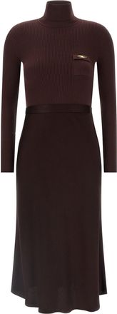Elisabetta Franchi Vestido de cuello de tortuga de Elisabetta Franchi