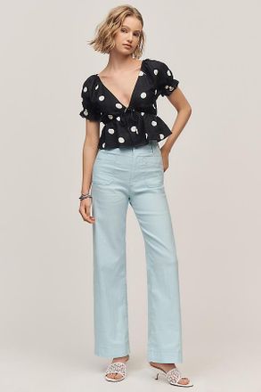 Maeve The Colette Full-Length Wide-Leg Pants by Maeve