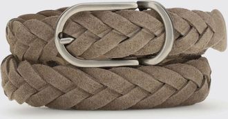 Brunello Cucinelli Cintura in camoscio intrecciata Brunello Cucinelli