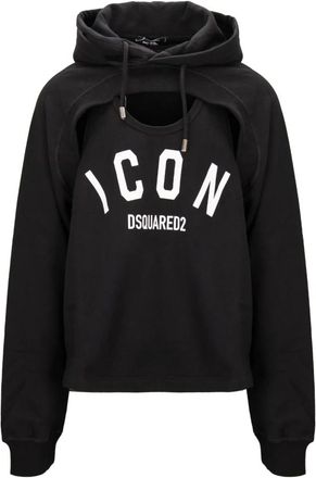 Dsquared2 Hoodies - Heren - Hoodies - Zwart - M - Katoen - Hoodies & sweatvesten