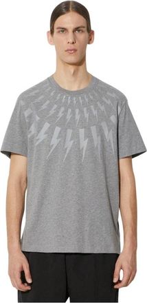 Neil Barrett T-Shirts - Heren - T-shirts - Grijs - XL - Tops