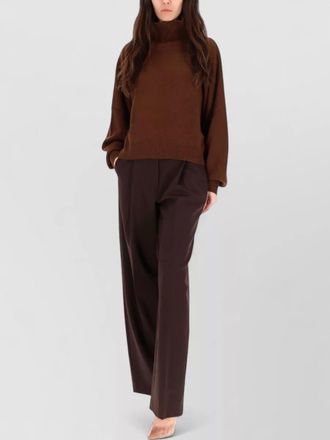 Loulou Studio luke turtleneck shirt dropped shoulder knit