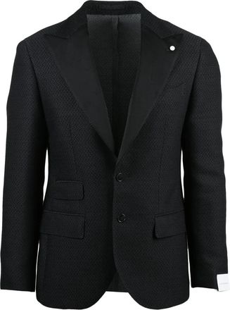 Lubiam Cotton Wool Satin Lapel Luigi Bianchi Jacket