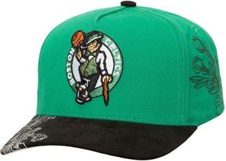Mitchell & Ness Mens Mitchell & Ness Kelly Green/Black Boston Celtics May Flowers Adjustable Hat at Nordstrom