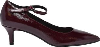 Carmens Schoenen, Dames, Bruin, 38 EU, Leer, Decollet&egrave; Pomp