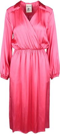 Semicouture Satin Dress - Pink