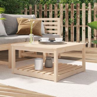 vidaXL Tavolo Da Giardino 82,5x82,5x45 Cm In Legno Massello Di Pino - Vidaxl