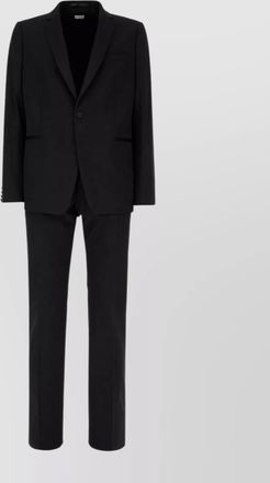 Dries Van Noten tailored suit with back vent and notched lapel
