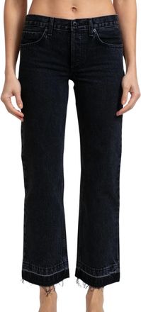 ASKK NY Low Rise Straight Jean In Stone