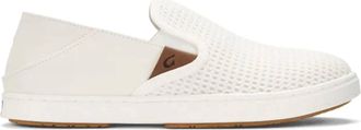 Olukai Womens Pehuea Slip On Shoe In Bright White