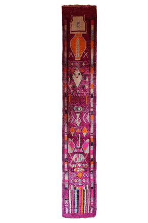 AFK Living Alfombra bereber marroqu&iacute; de pura lana 77 x 514 cm