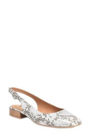 S&ouml;fft Endora Slingback Pump in Silver Metallic at Nordstrom Rack, Size 6.5