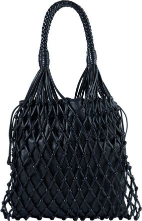 Adriana Castro La Red Mesh Bag In Leather in Black at Nordstrom, Size Large