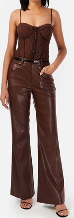 Cami NYC Zenobia Vegan Leather Pants In Java