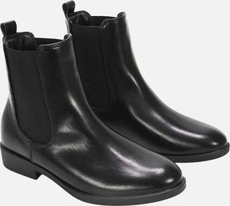 XY London Womens XY London Womens/Ladies Nala Flat Heel Pull-On Chelsea Boots - Black - Size: 7