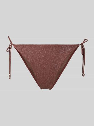 Banana Moon Banana Moon Bikini-Slip mit seitlicher Schn&uuml;rung Modell MASSA SPARKLESUN in Dunkelbraun, Gr&ouml;&szlig;e XXL