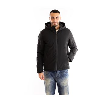 People of Shibuya Short Puffer Jacket - Heren - Jassen - Zwart - Maat: 3XL Poliester