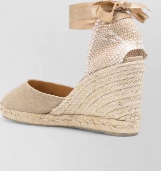 Castaner woven wedge espadrilles