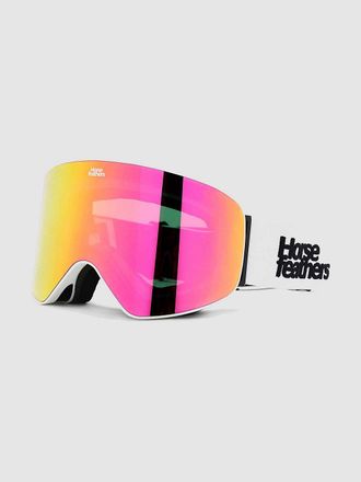Horsefeathers Edmond White Goggle pink