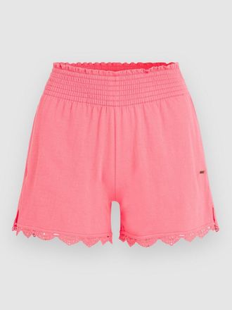 O'Neill Essentials Ava Smocked Shorts pink